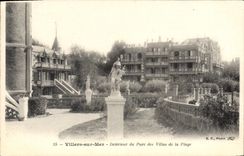 CPA Villers Sur Mer Interieur Du Parc Des Villas De La Plage