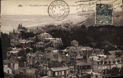 CPA Villers Sur Mer Panorama Vers Deauville