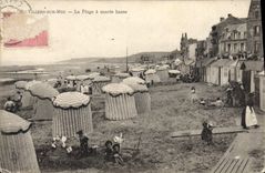 CPA Villers Sur Mer La Plage A Maree Basse
