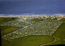 CPSM Villers Sur Mer En Avion Sur Le Camping