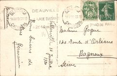 CPA Villerville La Falaise