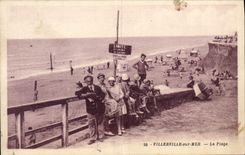 CPA Villerville Sur Mer La Plage