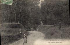 CPA Ranville Le Chemin Des Monts