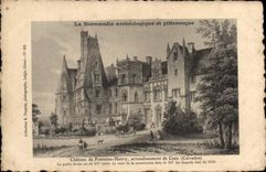 CPA Caen La Normandie Archeologique Et Pittoresque château de Fontaine-henry