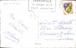 CPA Souvenir De Franceville plage