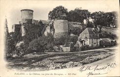 CPA Falaise Le Chateau Vue Prise Des Barcagnes