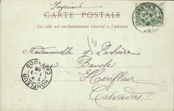 CPA Falaise Le Chateau Vue Prise Des Barcagnes