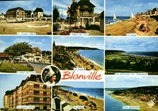 CPSM Blonville plage grand hotel