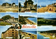 CPSM Blonville plage grand hotel