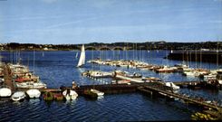 CPSM Brest Le Port De Plaisance Du Moulin Blanc pont albert Louppe