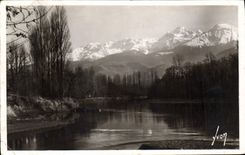 CPA Grenoble L'Ile D'Amour I'Isere Et Les Alpes