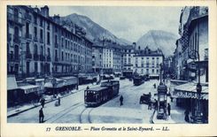 CPA Grenoble Place Grenette Et Le Saint Eynard