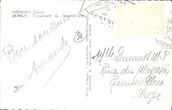 CPA Grenoble Croisement Du Telepherique