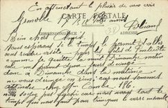 CPA Grenoble Panorama Des Quais Et Le Moucherotte