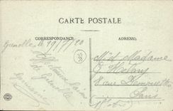 CPA Grenoble Vue Generale Et La Chaine Des Alpes