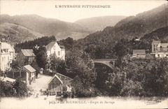 CPA La Bourboule Gorges Du Barrage