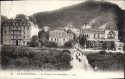 CPA La Bourboule Le Casino Et Le Funiculaire