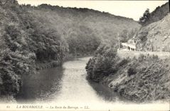 CPA La Bourboule La Route Du Barrage