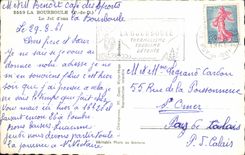 CPA La Bourboule Le Jet D'Eau