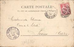 CPA La Bourboule Etablissement thermal Et Le Casino