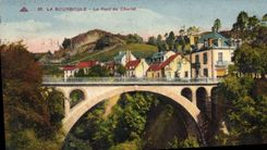 CPA La Bourboule Le Pont Du Charlet