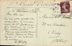 CPA La Bourboule Parc Fenestre Une Allee