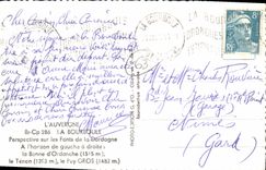 CPA La Bourboule Perspective Sur Les Ponts De La Dordogne