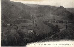 CPA La Bourboule La Vallee De St Sauves