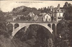 CPA La Bourboule Le Pont Du Charlet
