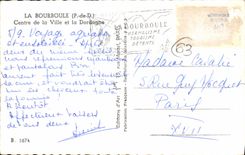 CPA La Bourboule Centre De La Ville Et La Dordogne