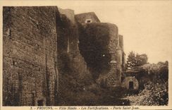 CPA Provins Ville Haute Les Fortifications Porte Saint Jean