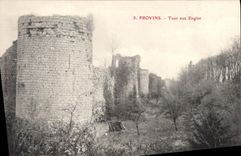 CPA Provins La Tour Aux Engins
