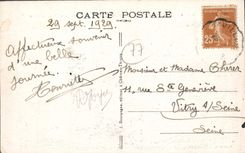 CPA Provins Porte Saint Jean Vue Interieure