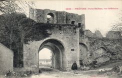 CPA Provins Porte St Jean Vue Interieure
