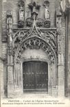 CPA Provins portail de l'église Sainte Croix