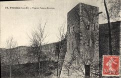 CPA Provins Tour Et Poterne Faneron