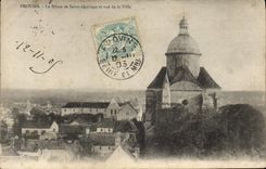 CPA Provins Le Dome De Saint Quiriace Et Vue De La Ville