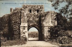 CPA Provins Vue Exterieure De La Porte Saint Jean