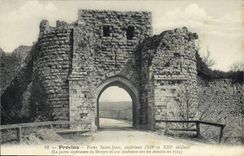 CPA Provins Porte Saint Jean Exterieur