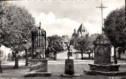 CPA Provins La Place Du Chatel