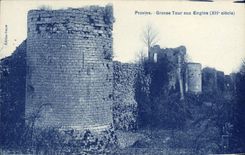 CPA Provins Grosse Tour Aux Engins