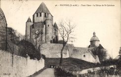 CPA Provins Tour Cesar Le Dome De saint Quiriace