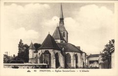 CPA Provins Eglise Sainte Croix L'Abside