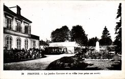 CPA Provins Le Jardin Garnier Et Sa Villa