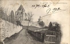CPA Provins Tour Cesar Et Dome De St Quiriace