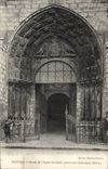 CPA Provins Portail De I'Eglise St Ayoul