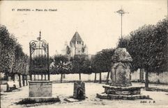 CPA Provins Place Du Chatel