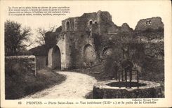 CPA Provins Porte Saint Jean Vue Interieure