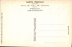 CPA Provins L'Hotel De Vauluisant