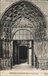 CPA Provins Portail De I'Eglise Saint Ayoul